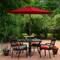 9ft. Outdoor Patio Market Umbrella with Hand Crank & Tilt